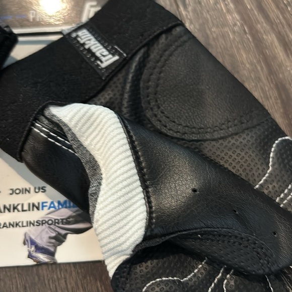 Franklin genuine leather youth batting gloves,shok-sorb protection digital tech - Picture 5 of 9